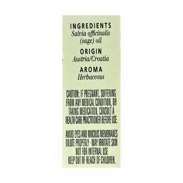 Sage Essential Oil, 0.5 FZ 3