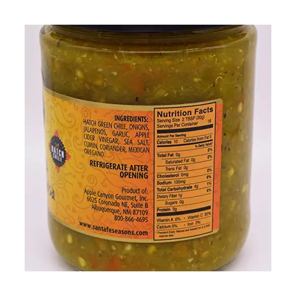 Salsa Fire Roasted Green Chile 4