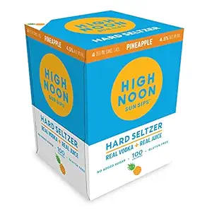 Pineapple Vodka Seltzer 4pk Cans, 12 FZ