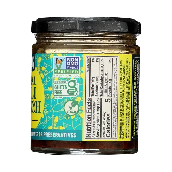 Sambal Chili Crunch, Seaweed (Vegan) - 6 oz 5