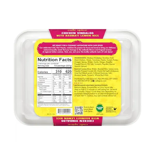 Chicken Vindaloo Meal, 16 OZ 2