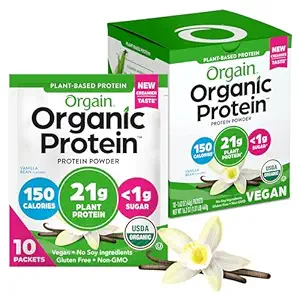 Organic Vanilla Protein Powder 10 Count, 16.2 OZ