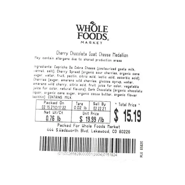 Cherry Chocolate Goat Cheese Medallion 2