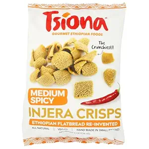 Medium Spicy Injera Crisps, 6 OZ