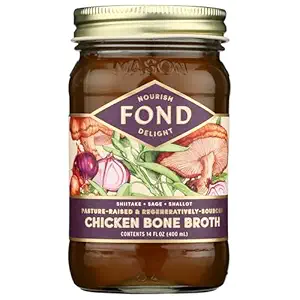 Shiitake & Sage Chicken Bone Broth, 14 FZ