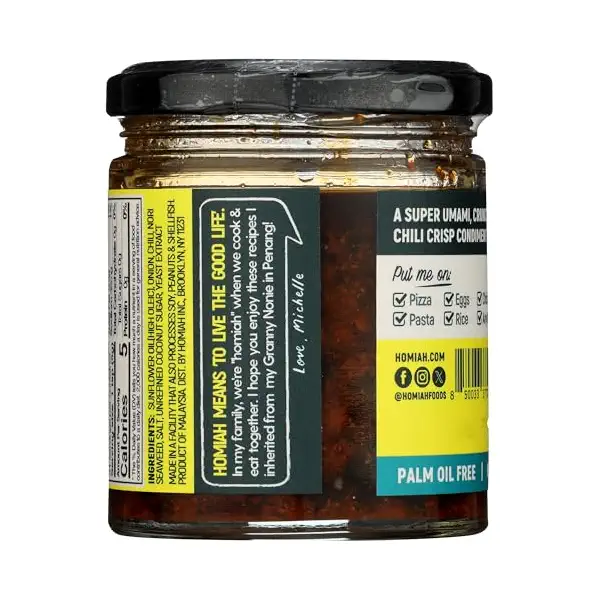 Sambal Chili Crunch, Seaweed (Vegan) - 6 oz 2