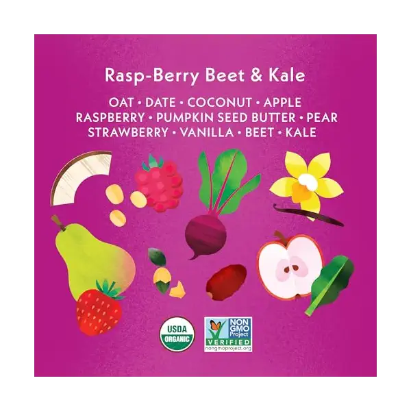 Organic Raspberry Kale Smart Wheels, 3.35 OZ 2