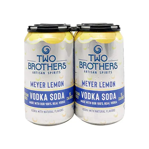 Meyer Lemon Vodka Soda 4pk Cans 1