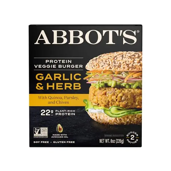 Garlic & Herb Veggie Burger, 8 OZ 1