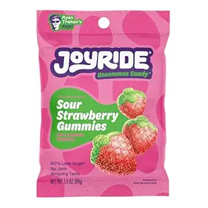 Sour Strawberries Gummies, 3.5 OZ