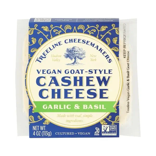 Garlic & Basil Plant Based Goat Cheese, 4 OZ 1