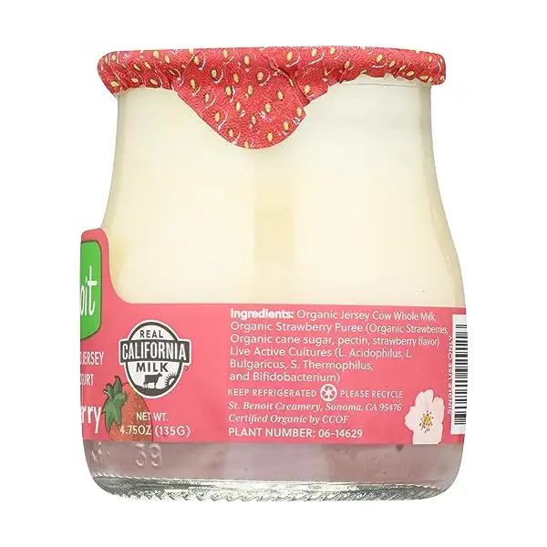 Organic Strawberry Yogurt, 4.75 OZ 7