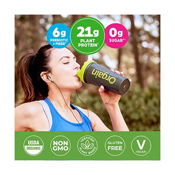 Organic Chocolate Protein Powder 10 Count, 2 OZ 3