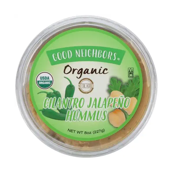 Organic Cilantro And Jalapeño Hummus 1