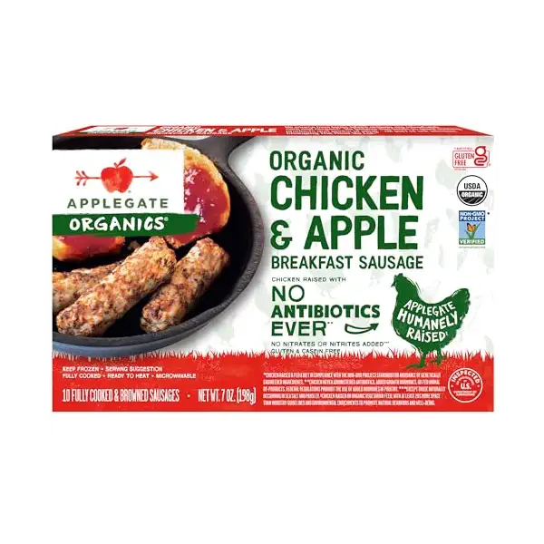 Organic Apple Breakfast Chicken Sausage, 7 OZ 1