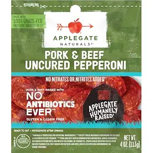 Uncured Pork and Beef Pepperoni, 4 OZ
