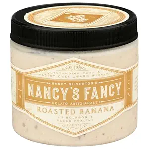 Roasted Banana Gelato with Bourbon and Pecan Praline, 1 PT