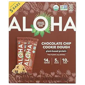 Organic Chocolate Chip Cookie Dough Protein Bars 5 Count, 1.98 OZ
