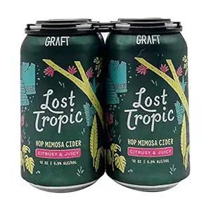 Lost Tropic Hopped Hard Cider 4pk Cans, 12 FZ