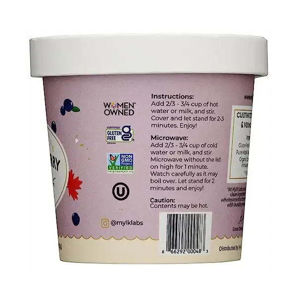 Cultivated Blueberry & Vermont Maple Oatmeal Cup 5