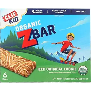 Organic Iced Oatmeal Cookie Z Bar 6 Count, 7.62 OZ
