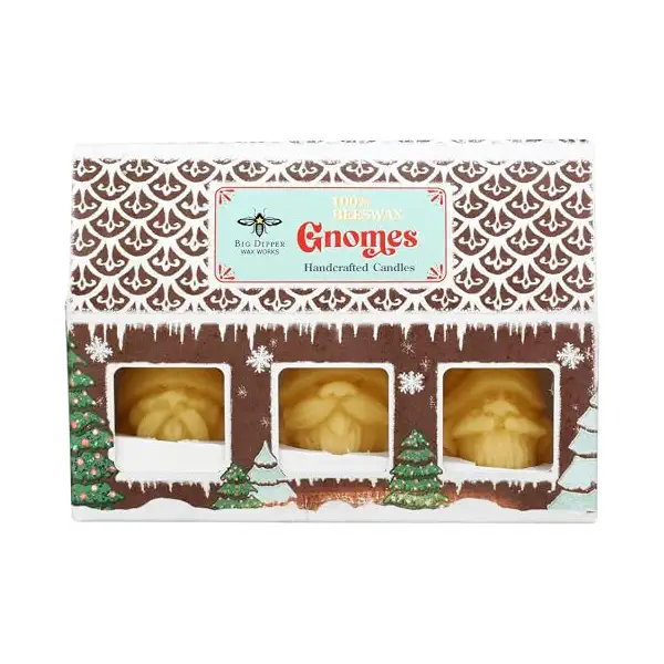 Gnome Beeswax Giftset Candle 3ct, 3 CT 1