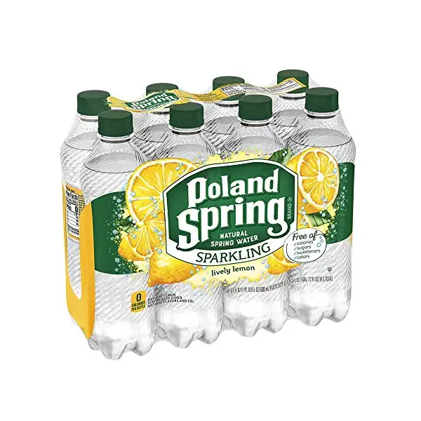 Sparkling Water, Lively Lemon, 16.9 oz. Bottles (8 Count) 1