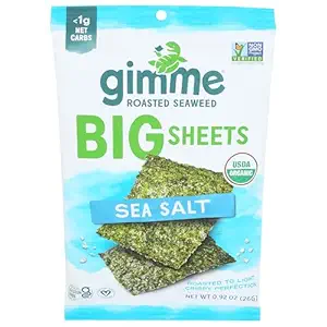 Organic Wrap N' Roll Roasted Seaweed Sheets, 0.92 OZ