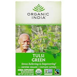 Organic Tulsi Green Tea, 18 CT