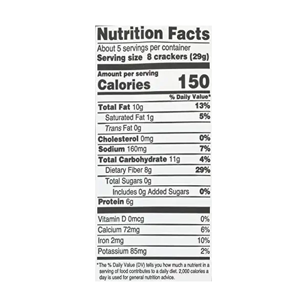 Organic Savory Flax Crackers, 5 OZ 3