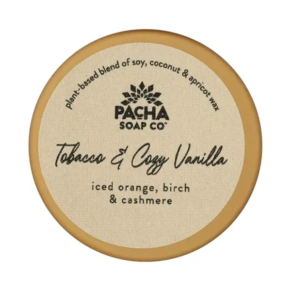 Tobacco & Cozy Vanilla Tin Candle, 3 OZ 2