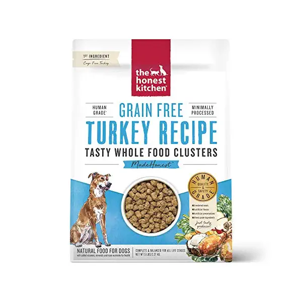 Grain Free-Turkey Whole Food Clusters Dry Dog Food, 5 LB 1