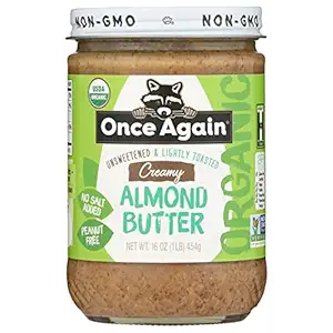 Organic Lightly Toast Creamy Almond Butter, 16 OZ