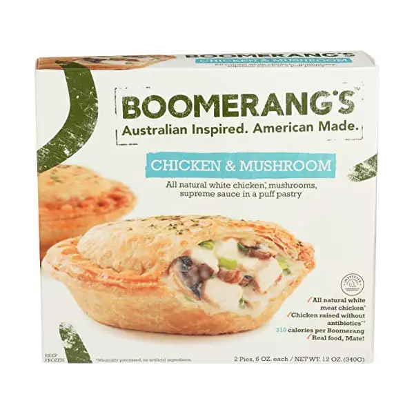 Aussies Pies Chicken Mushroom, 6 OZ 1