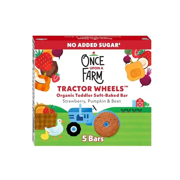 Organic Strawberry Pumpkin & Beet Tractor Wheels, 3.35 OZ 1