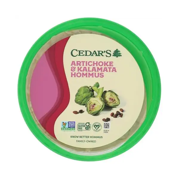 Artichoke & Kalamata Hommus, 8 OZ 1