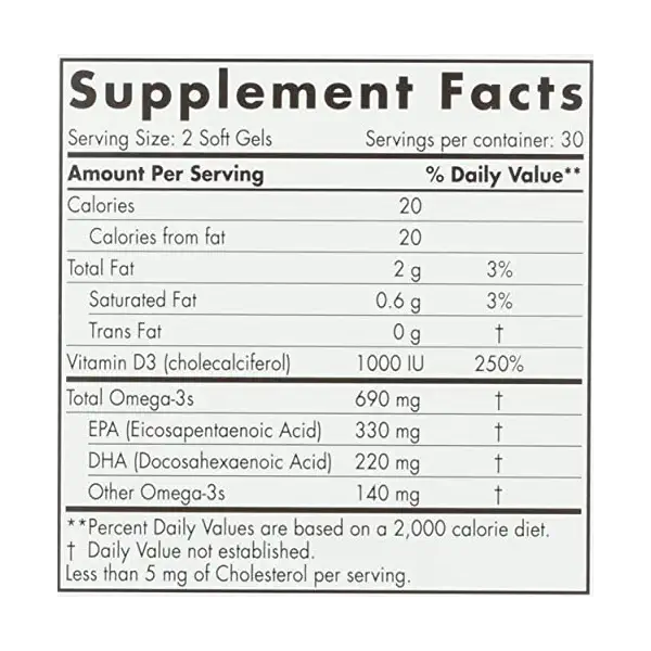 Omega 3 With Vit D Lemon 3