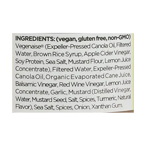 Creamy Balsamic Dressing, 12 FZ 4