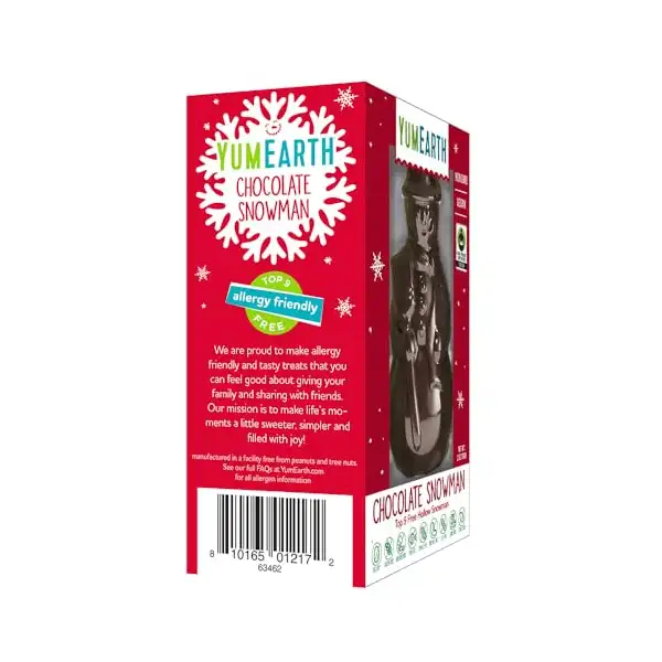 Holiday Chocolate Snowman, 2 OZ 3