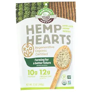Organic Regenerative Hemp Hearts, 12 OZ