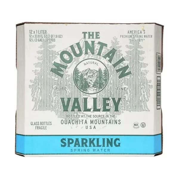 Sparkling Water 12 Pack, 33.8 FZ 1