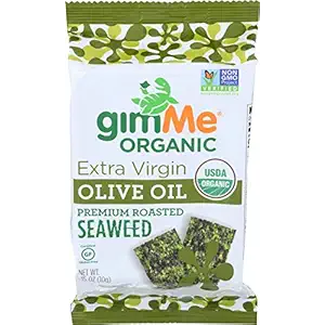 Organic Extra Virgin Olive Oil Roasted Seaweed Snack, 0.35 OZ
