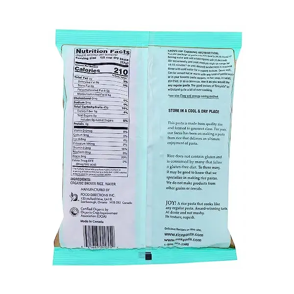 Organic Brown Rice Elbows, 12 OZ 2