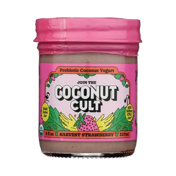 Organic Harvest Strawberry Coconut Yogurt, 8 OZ 1