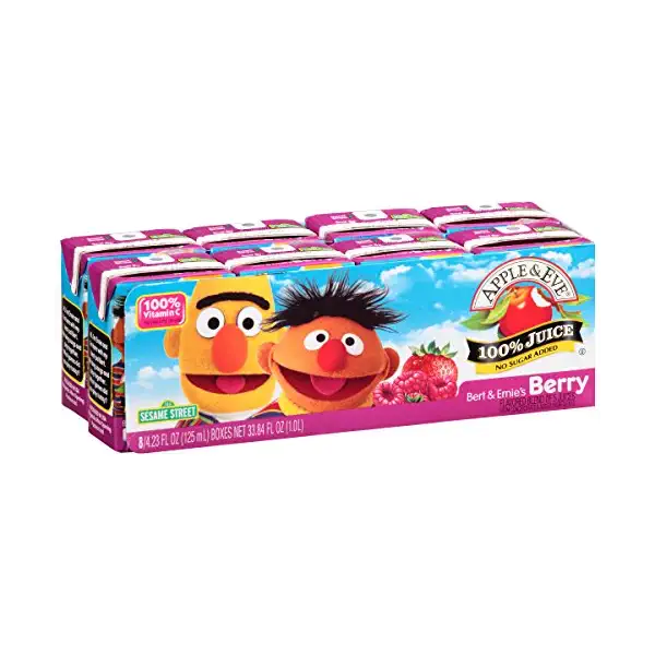 Bert & Ernie's Berry Juice 8 Pack, 4.23 FZ 1
