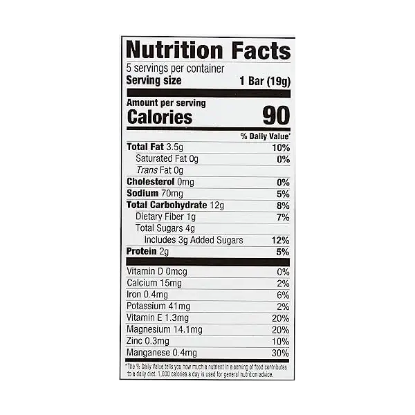 Organic Almond Butter Filled Bar 5 Count, 3.35 OZ 3