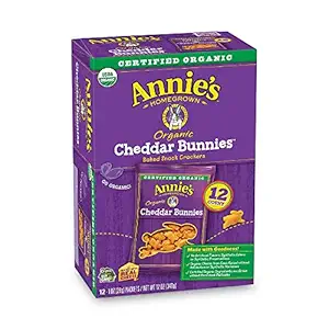 Organic Cheddar Bunnies 12 Count, 12 OZ