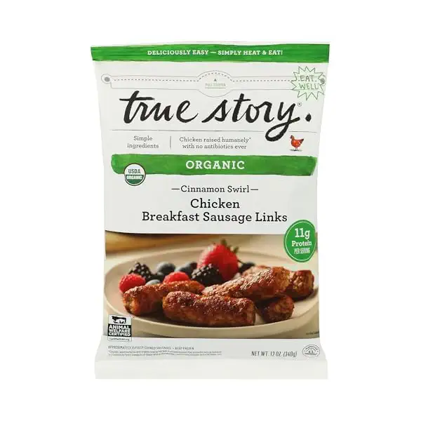 Organic Cinnamon Swirl Chicken Breakfast Links, 16 OZ 1