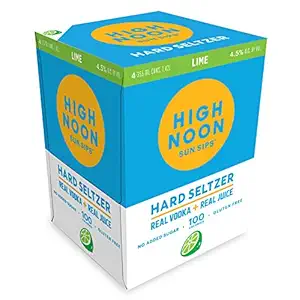 Lime Vodka Seltzer 4pk Cans, 12 FZ