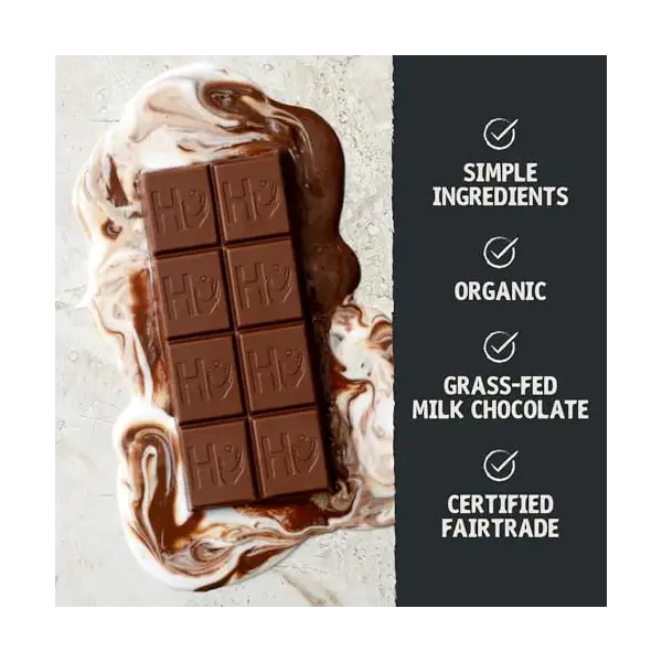 Organic Almond Crunch & Coconut Milk Chocolate Bar, 2.1 OZ 3